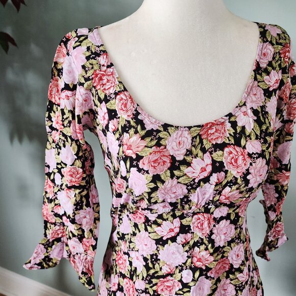 Floral Ruffle Minidress - Picture 4 of 4